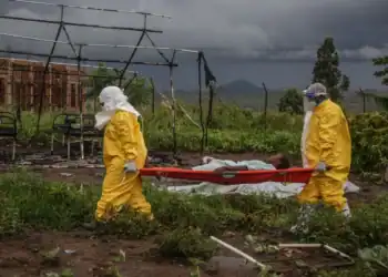 Pharmacists implementing Ebola prevention measures in Nigeria