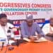 APC officials announcing Gombe governorship primary election results