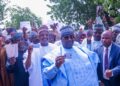 Governor Nasir Idris and APC leaders mobilise voters for President Tinubu in Kebbi State.