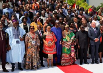 African lawmakers attending the family values and sovereignty conference in Accra, Ghana.