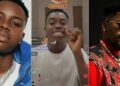 Content creator Peller speaks during a live session while responding to rapper YCee amid the "Olodo Uprising" controversy.
