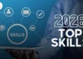 Professional working on laptop showing digital skills for high-income opportunities in 2026