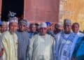 Governor Nasir Idris receives UNICEF-supported RUTF supplies for the treatment of malnourished children in Kebbi State.