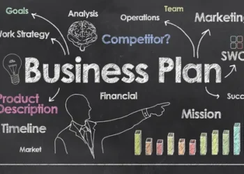 simple business plan with financial projections and growth strategy