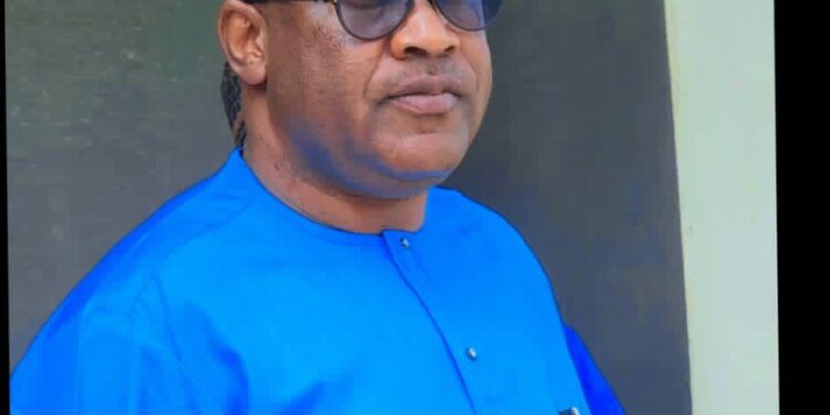 Bello Kaoje addressing supporters during a political engagement in Kebbi State.