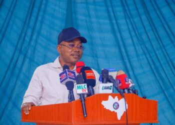 Kogi Governor Ahmed Usman Ododo addressing political appointees