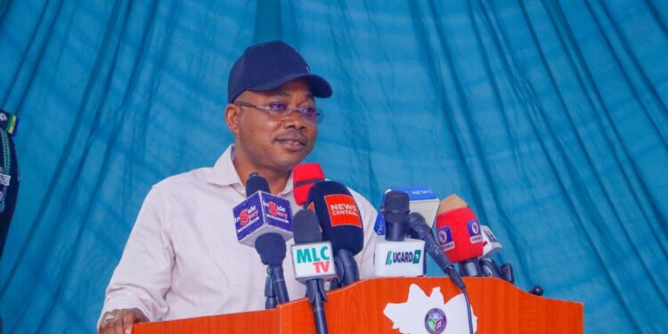 Kogi Governor Ahmed Usman Ododo addressing political appointees