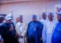 Governor Nasir Idris addresses workers at the Rights of Workers Summit in Birnin Kebbi.