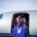 President Bola Tinubu returns to Nigeria from Paris after working vacation