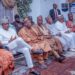 Senator Abdulazeez Yari and Governor Nasir Idris during the APC campaign delegation’s visit to Kebbi